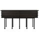 Oliver 60 X 16 inch Ebony Walnut Console