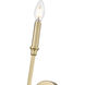 Azara Indoor Wall Sconce Wall Light in Vintage Brass