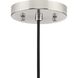 Hinton 1 Light 8.25 inch Brushed Nickel Mini-Pendant Ceiling Light