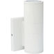 Brentwood LED 7 inch White Outdoor Wall Sconce, Small