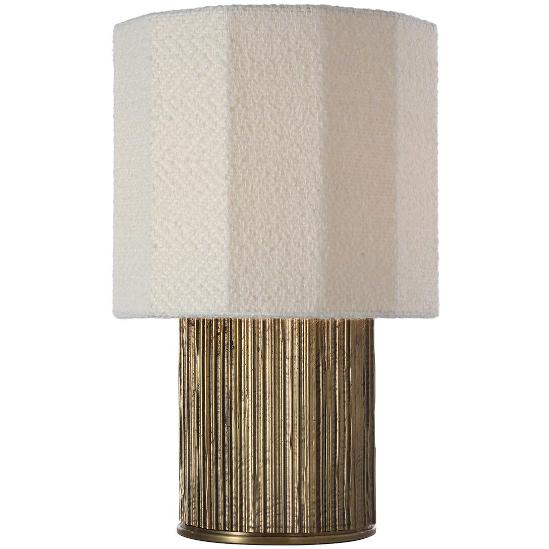 Anne-Marie Barton Fumar 17.5 inch 15.00 watt Ridged Tombac Table Lamp Portable Light