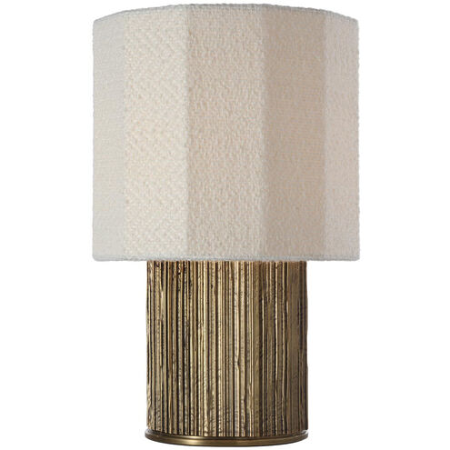 Anne-Marie Barton Fumar 17.5 inch 15.00 watt Ridged Tombac Table Lamp Portable Light