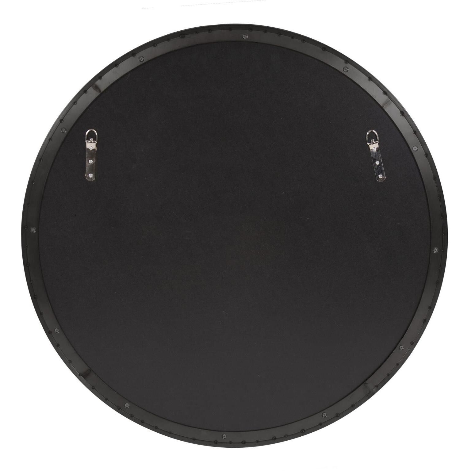 Copenhagen 30 X 30 inch Brushed Black Wall Mirror