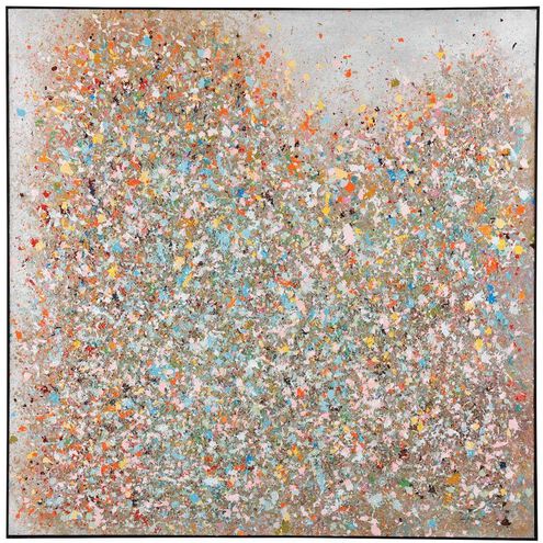 Teng Fei's Dancing Pigments II 59.25 X 59.25 inch Painting, II