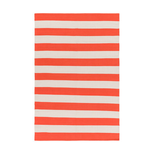 City Park 120 X 96 inch Bright Orange Indoor Area Rug, Rectangle