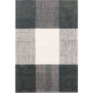 Kali 36 X 24 inch Black/White Rug in 2 x 3