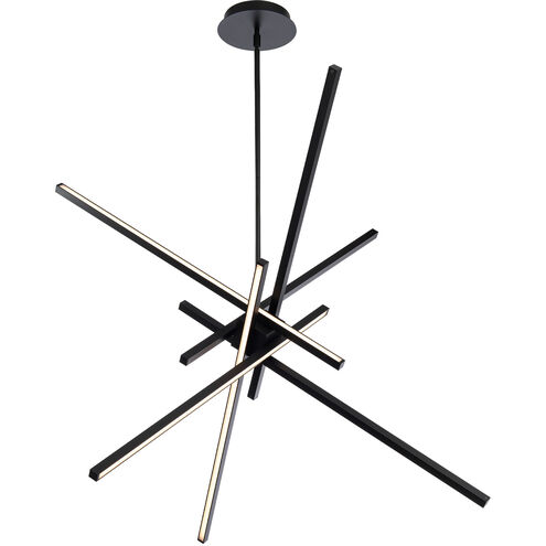 Parallax LED 38.75 inch Black Pendant Ceiling Light, dweLED