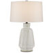Dash 26.25 inch 150 watt White and Green Table Lamp Portable Light