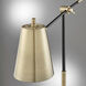 Salma 30 inch 60.00 watt Brass Table Lamp Portable Light