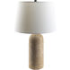 Agate 25 inch 60 watt Beige Accent Table Lamp Portable Light