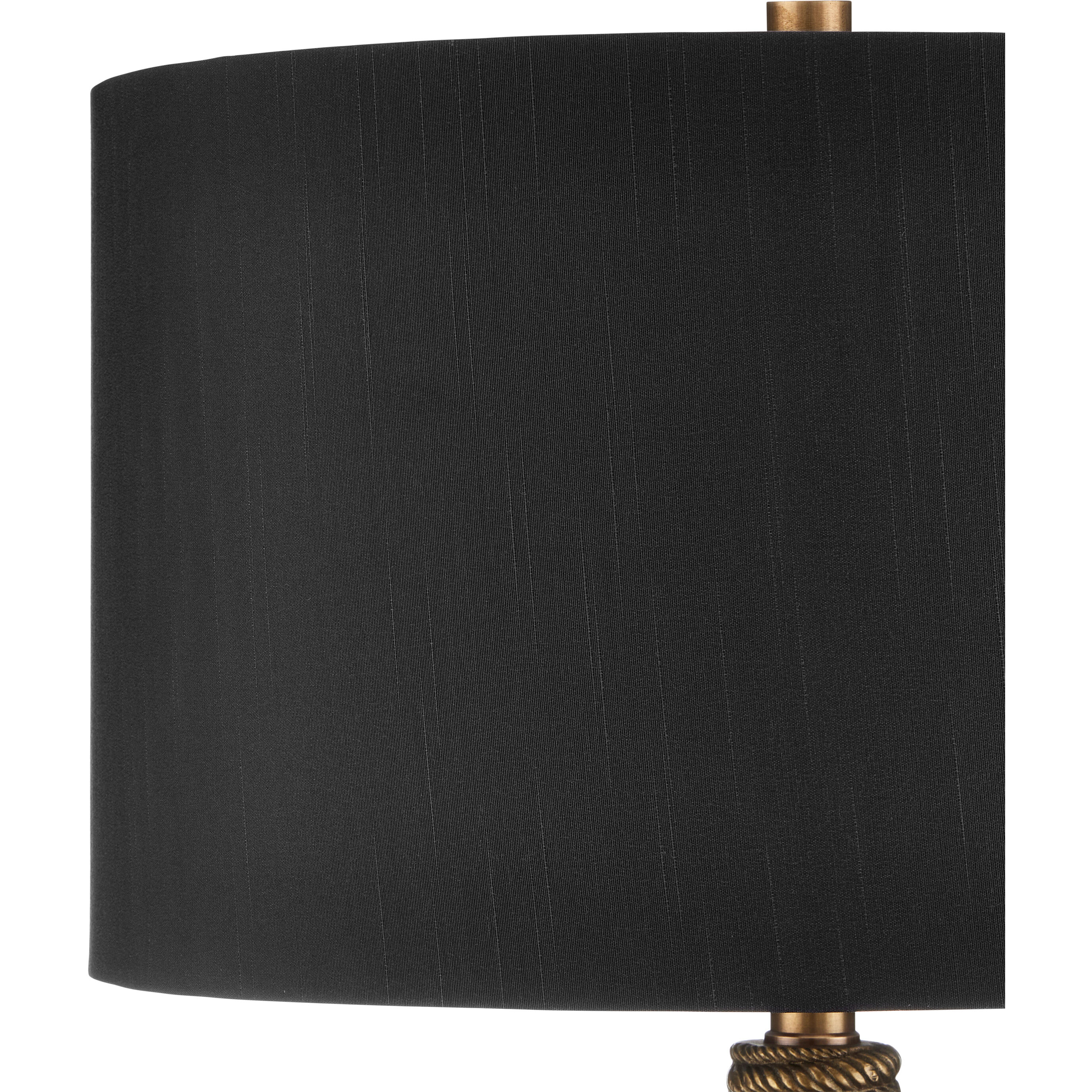 Baroque 33 inch 150 watt Antique Brass Table Lamp Portable Light