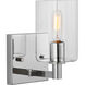 Fullton 1 Light 4.75 inch Chrome Bath Vanity Wall Light