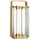 Kelly by Kelly Wearstler Flacara 15.4 X 7 inch Hand Rubbed Antique Brass Rechargeable Table Lantern