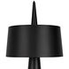 Moray 72 inch 60.00 watt Matte Black Floor Lamp Portable Light