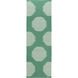 Frontier 96 X 30 inch Emerald, Khaki Rug