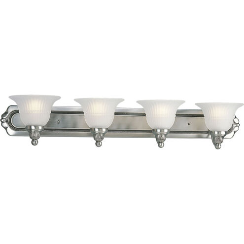 Bradford 4 Light 37 inch Antique Nickel Bath Vanity Wall Light