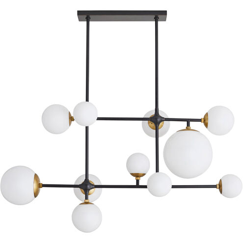 Hilliard 11 Light 48 inch Bronze Chandelier Ceiling Light