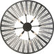 Fantania 8 Light 36 inch Matte Black Chandelier Ceiling Light