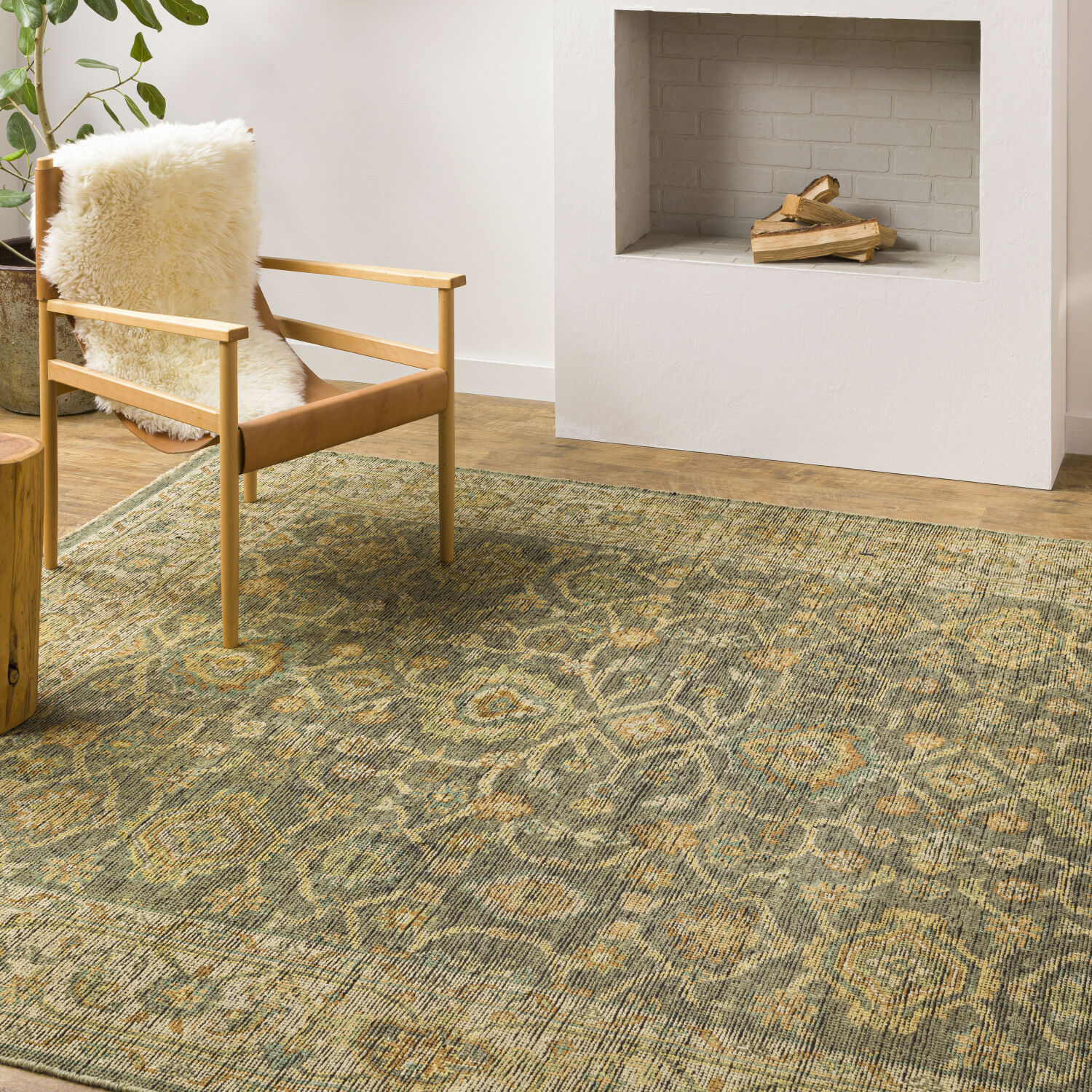Reign 144 X 108 inch Sage Rug in 9 X 12, Rectangle