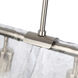 Serenity 5 Light 37.88 inch Pewter Linear Pendant Ceiling Light