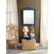 Wonderland Indigo Raffia Tray in Large