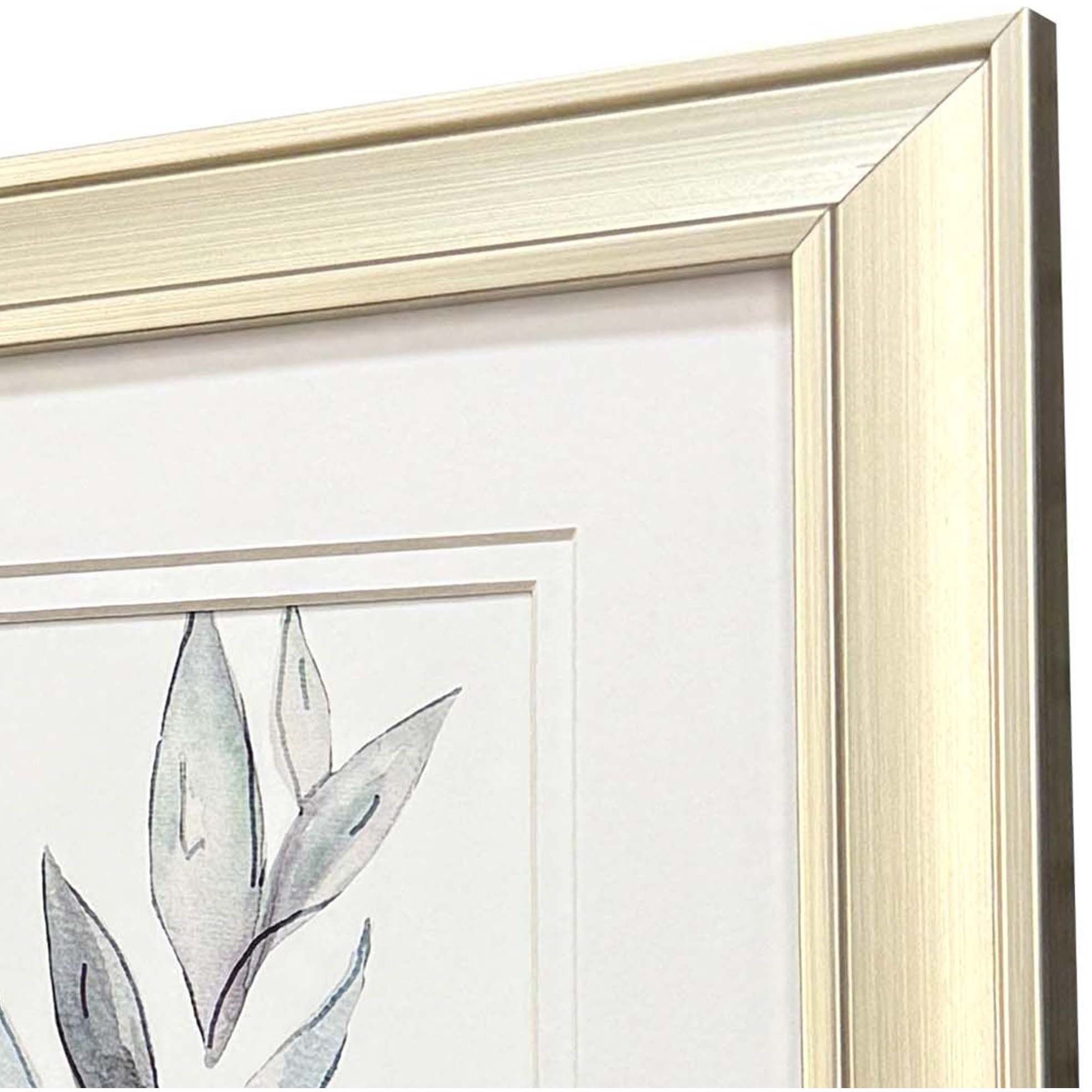 Teal Stems Blue and Teal and Green Framed Art, Propac