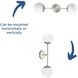 Haas 2 Light 5.87 inch Brushed Nickel Wall Bracket Wall Light, Design Series