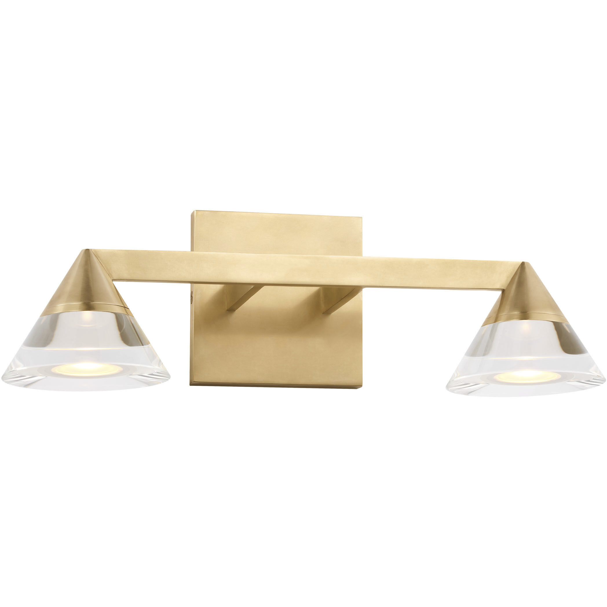 Sean Lavin Midrand LED 14.7 inch Hand-Rubbed Antique Brass Bath Vanity Light Wall Light