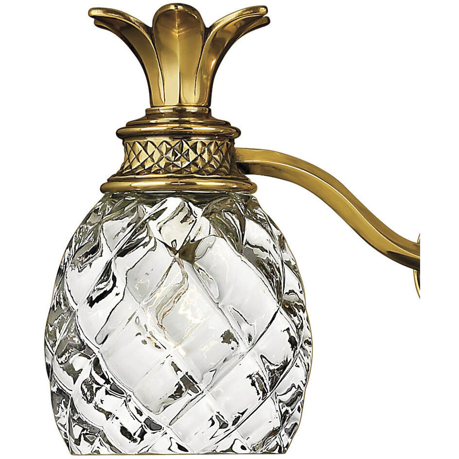 Plantation 3 Light 21 inch Burnished Brass Vanity Light Wall Light