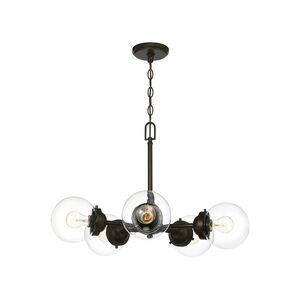 Designers Fountain Knoll 5 Light 26 inch Oil Rubbed Bronze Chandelier Ceiling Light 95985-ORB - Open Box