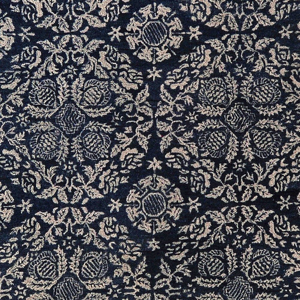 Smithsonian 120 X 120 inch Dark Blue Rug in 10 Ft Square, Square
