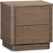 Round Off 20 X 20 inch Brown Nightstand, Tall