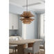 Mireth 6 Light 30 inch Dark Bronze Pendant Ceiling Light