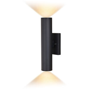 Chiasso LED 14 inch Textured Black Outdoor Wall