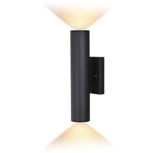 Chiasso LED 14 inch Textured Black Outdoor Wall