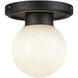 Alora Mood Fiore 1 Light 6.00 inch Semi-Flush Mount