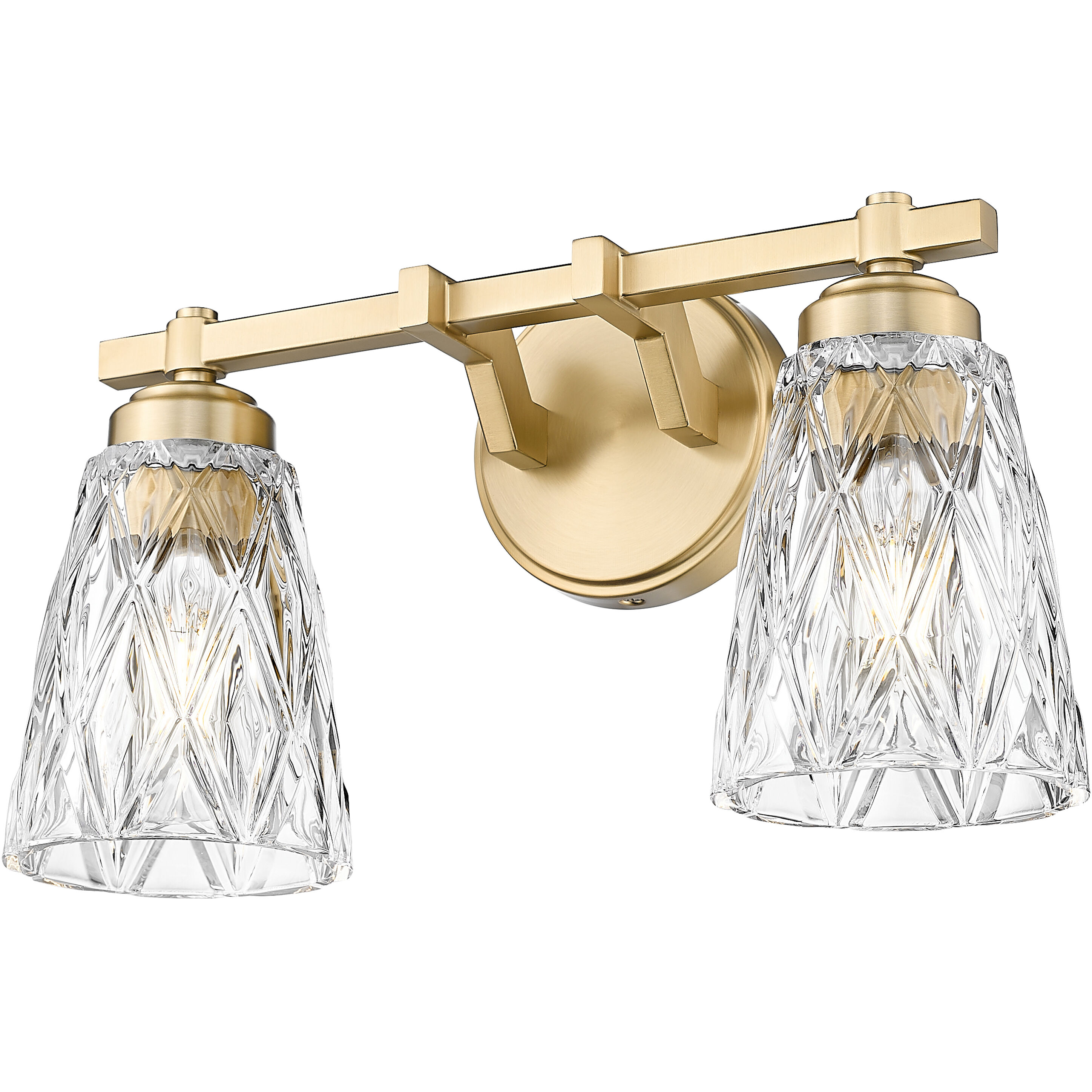 Andree Vanity Wall Light in Modern Gold
