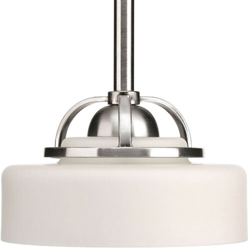Torque 1 Light 6 inch Brushed Nickel Mini-Pendant Ceiling Light