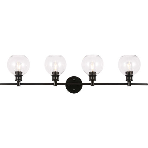 Collier 4 Light 38 inch Black Wall sconce Wall Light