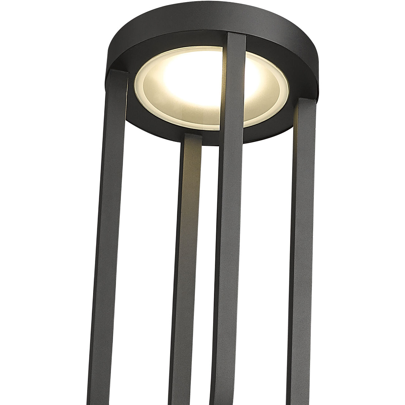 Leland LED 118.25 inch Sand Black Outdoor Post Mounted Fixture