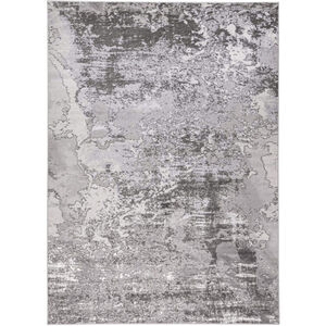 Ayda 90 X 63 inch Black/Grey Rug in 5 x 7