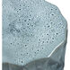 Olmedo 18 inch Seaglass Glazed Accent Stool