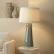 Hobnail 34.5 inch 150.00 watt Teal Table Lamp Portable Light