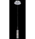 Modern 1 Light 48 inch Polished Chrome Pendant Ceiling Light