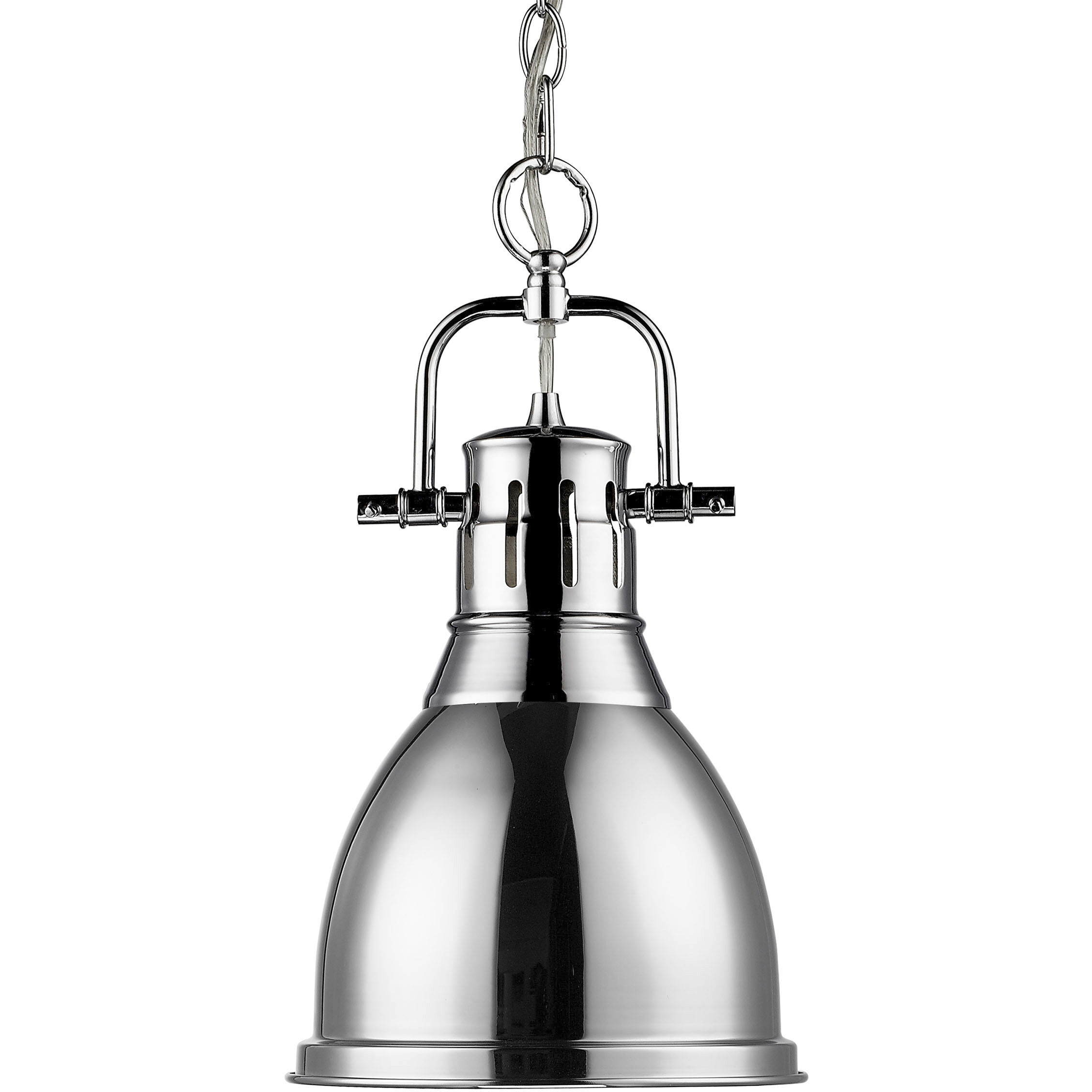 Yep Duncan 1 Light 8.88 inch Chrome Pendant Ceiling Light, Small