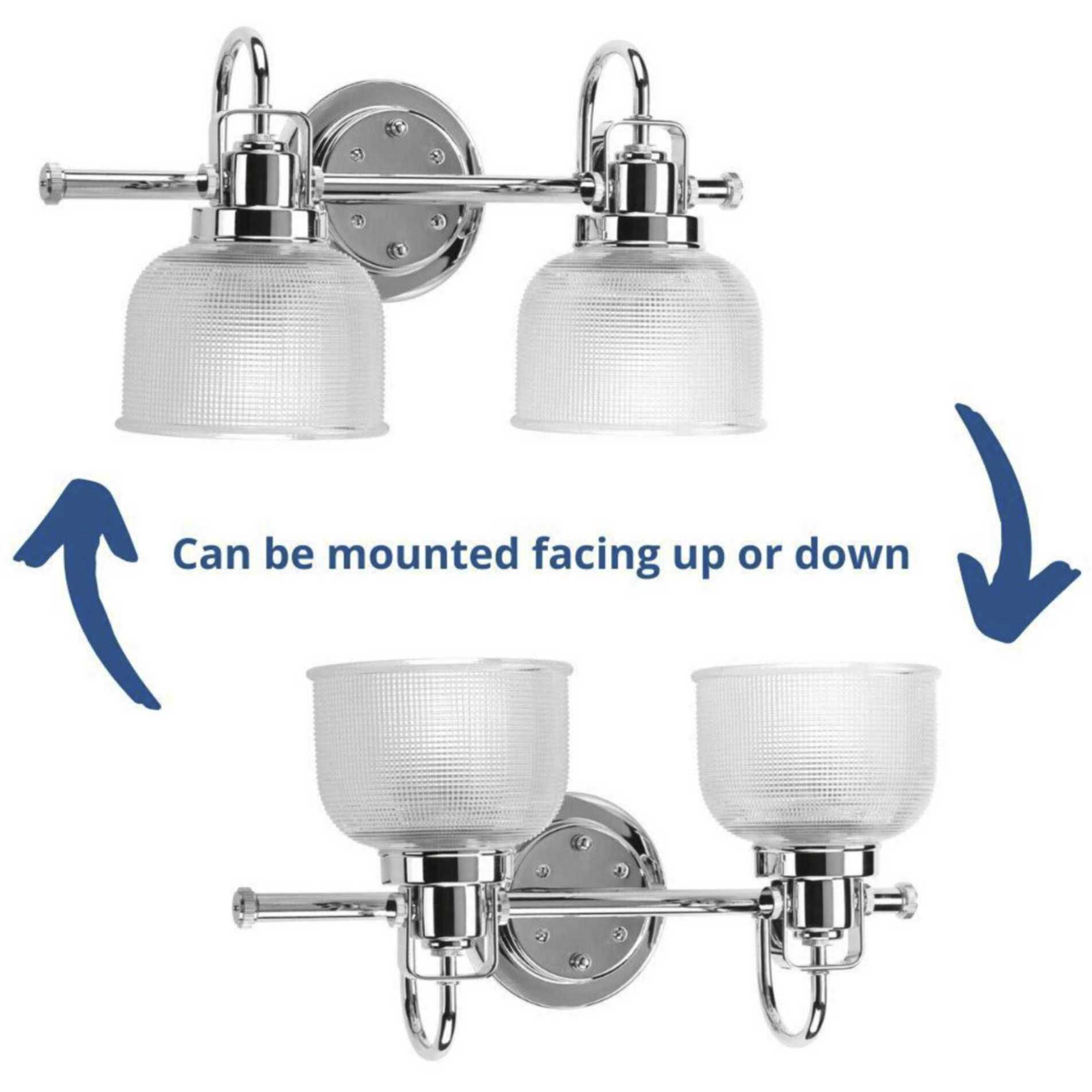 Archie 2 Light 17 inch Polished Chrome Bath Vanity Wall Light