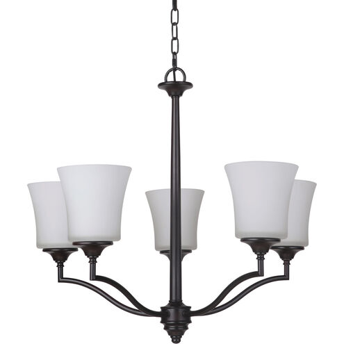 Helena 5 Light 25.5 inch Oiled Bronze Chandelier Ceiling Light, Jeremiah