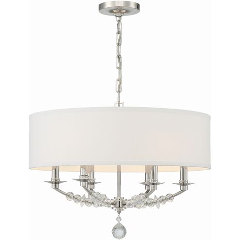 Mirage 6 Light 24 inch Polished Nickel Chandelier Ceiling Light