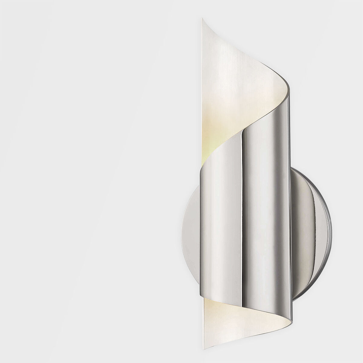 Evie LED 5 inch Polished Nickel ADA Wall Sconce Wall Light