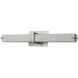 Squire LED 26.34 inch Brushed Nickel Bath Vanity Light Wall Light